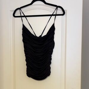 Express Black Ruched Women's Top